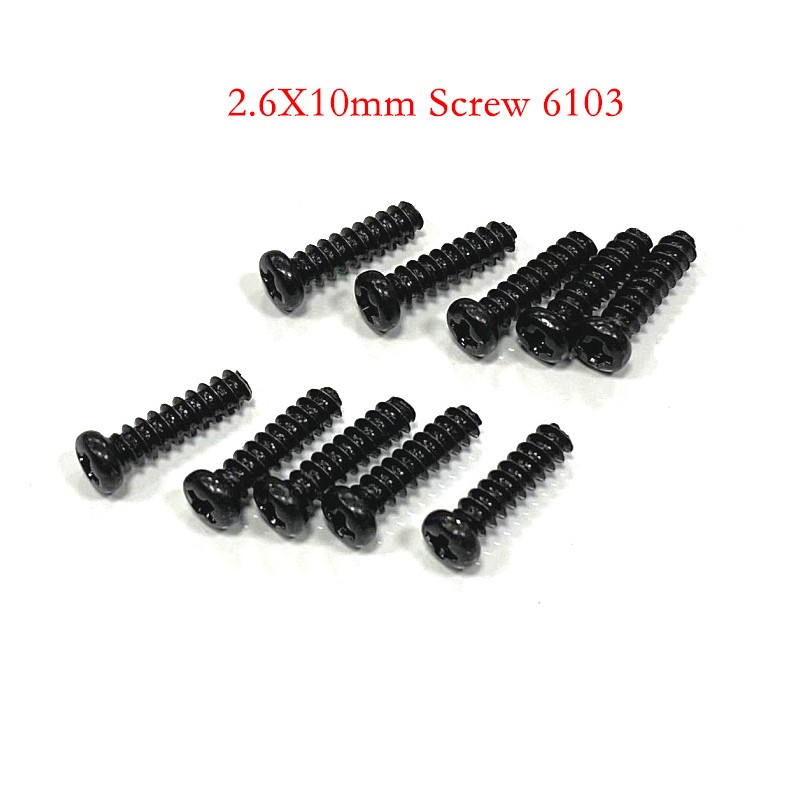 RC Car SCY 18101/18102/18108 Screw Parts 2.6X10mm Screw 6103