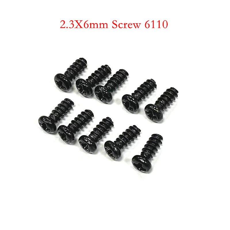 RC Car SCY 18101/18102/18108 Screw Parts 2.3X6mm Screw 6110