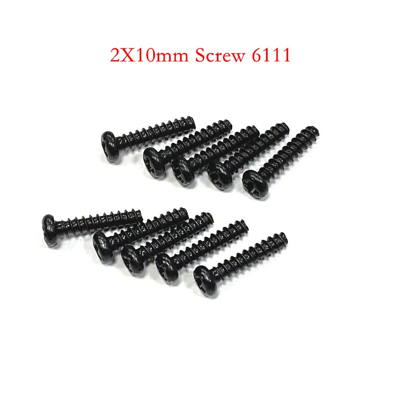 RC Car SCY 18101/18102/18108 Screw Parts 2X10mm Screw 6111