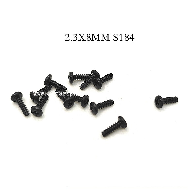 HBX 2996 1/10 RC Car Parts Screws PBHO 2.3X8MM S184